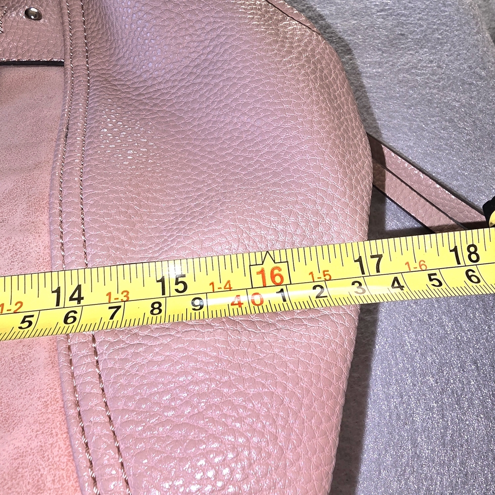 Steve Madden Blush Pink Leather Shoulder Tote - Picture 2 of 15